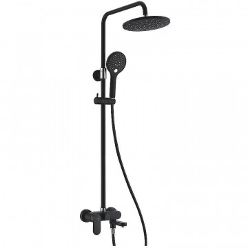 Душевая система WasserKRAFT Elbe A17401 черный матовый