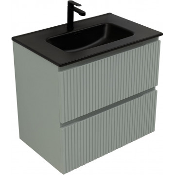 Тумба с раковиной Aquanet Джейн 335433/329254 70 мисти грин