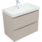 Тумба с раковиной Aquanet Джейн 343977/333268 80 бежевый