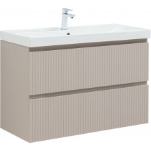 Тумба с раковиной Aquanet Джейн 343978/333269 90 бежевый