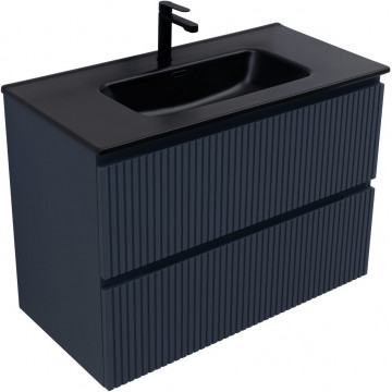 Тумба с раковиной Aquanet Джейн 335430/329256 90 маренго