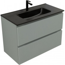 Тумба с раковиной Aquanet Джейн 335435/329256 90 мисти грин