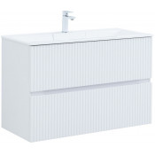 Тумба с раковиной Aquanet Джейн 313288/222717 100 белый матовый