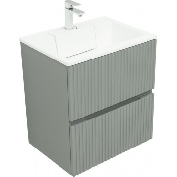 Тумба с раковиной Aquanet Джейн 313316/181907 60 мисти грин