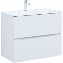 Тумба под раковину Aquanet Джейн 313286 80 белый матовый