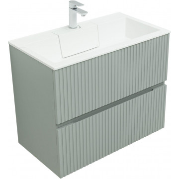 Тумба с раковиной Aquanet Джейн 313318/187094 80 мисти грин