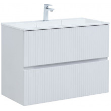 Тумба под раковину Aquanet Джейн 313287 90 белый матовый