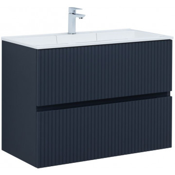 Тумба с раковиной Aquanet Джейн 313303/187182 90 маренго