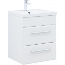 Тумба с раковиной Aquanet Лукка 302396/281220 58 белый глянец