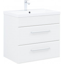 Тумба под раковину Aquanet Лукка 302397 75 белый глянец