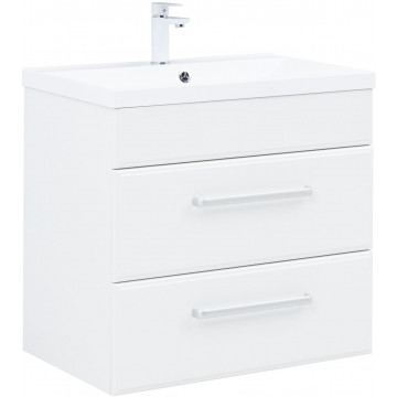 Тумба под раковину Aquanet Лукка 302397 75 белый глянец