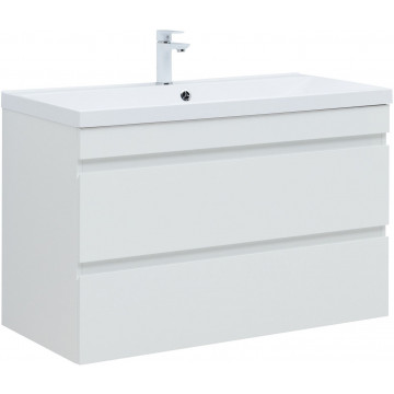 Тумба под раковину Aquanet Нота new 335420 100 белый глянец