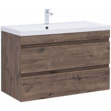 Тумба под раковину Aquanet Нота new 334194 100 дуб веллингтон табак