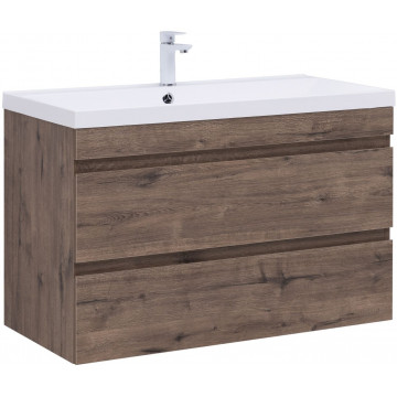 Тумба под раковину Aquanet Нота new 334194 100 дуб веллингтон табак