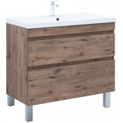 Тумба под раковину Aquanet Нота new 344148 100 дуб веллингтон табак