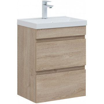 Тумба под раковину Aquanet Нота new 334196 50 дуб светлый