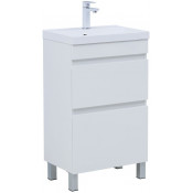 Тумба под раковину Aquanet Нота new 344138 50 белый глянец