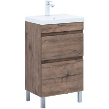 Тумба с раковиной Aquanet Нота new 344136/284237 50 дуб веллингтон табак