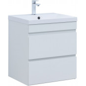 Тумба под раковину Aquanet Нота new 335417 58 белый глянец