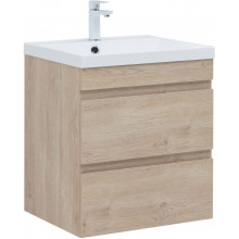 Тумба под раковину Aquanet Нота new 334197 58 дуб светлый