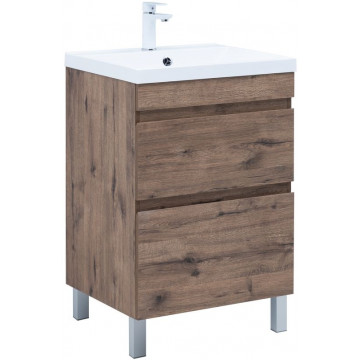 Тумба под раковину Aquanet Нота new 344139 58 дуб веллингтон табак