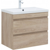 Тумба с раковиной Aquanet Нота new 334198/281221 75 дуб светлый