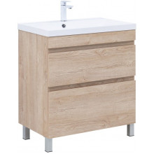 Тумба под раковину Aquanet Нота new 344143 75 дуб светлый