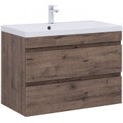 Тумба под раковину Aquanet Нота new 334193 90 дуб веллингтон табак