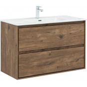Тумба под раковину Aquanet Милан 336380 100 дуб рустикальный