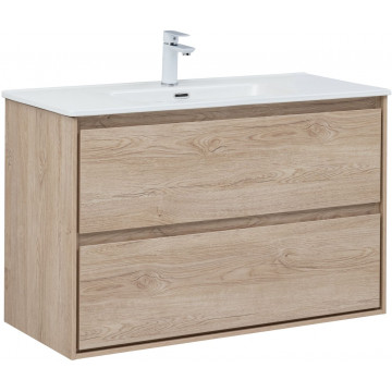 Тумба под раковину Aquanet Милан 336385 100 дуб светлый