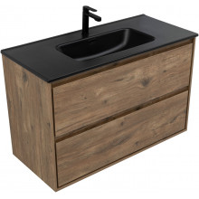 Тумба с раковиной Aquanet Милан 336380/329257 100 дуб рустикальный