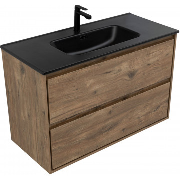 Тумба с раковиной Aquanet Милан 336380/329257 100 дуб рустикальный