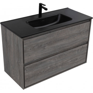 Тумба с раковиной Aquanet Милан 336375/329257 100 дуб рошелье