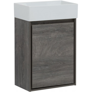 Тумба с раковиной Aquanet Милан 339964/281657 45 дуб рошелье