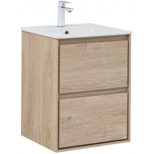 Тумба под раковину Aquanet Милан 336381 50 дуб светлый