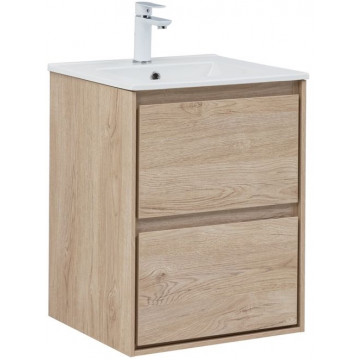 Тумба под раковину Aquanet Милан 336381 50 дуб светлый