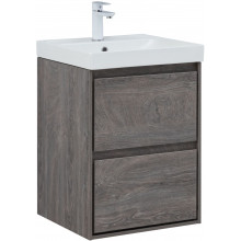 Тумба с раковиной Aquanet Милан 336371/333265 50 дуб рошелье