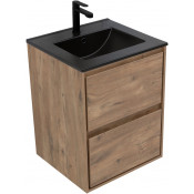 Тумба с раковиной Aquanet Милан 336376/329252 50 дуб рустикальный