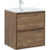 Тумба с раковиной Aquanet Милан 336377/330429 60 дуб рустикальный