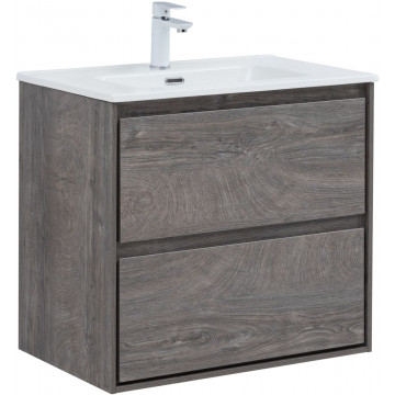 Тумба с раковиной Aquanet Милан 336373/284027 70 дуб рошелье