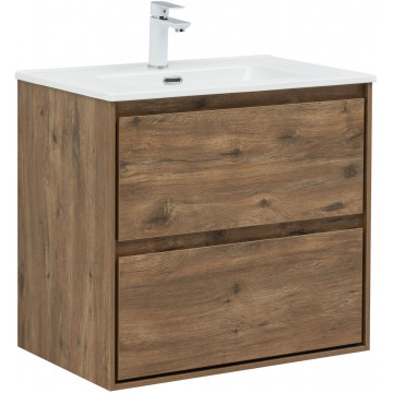 Тумба с раковиной Aquanet Милан 336378/284027 70 дуб рустикальный