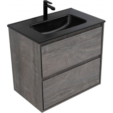 Тумба с раковиной Aquanet Милан 336373/329254 70 дуб рошелье