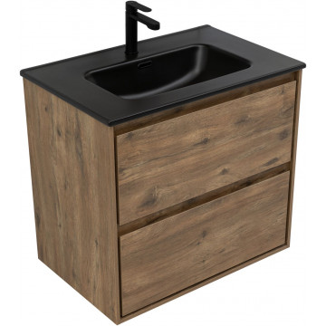 Тумба с раковиной Aquanet Милан 336378/329254 70 дуб рустикальный