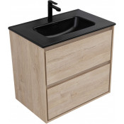 Тумба с раковиной Aquanet Милан 336383/329254 70 дуб светлый