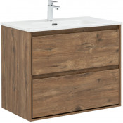 Тумба с раковиной Aquanet Милан 336379/254364 80 дуб рустикальный