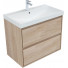 Тумба с раковиной Aquanet Милан 336384/333268 80 дуб светлый