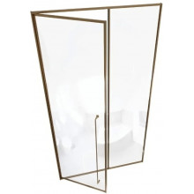 Душевая дверь Радомир Daria BO 1-63-4-1-0-355 100 L матовое золото/прозрачное