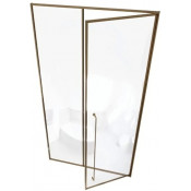 Душевая дверь Радомир Daria BO 1-63-4-2-0-356 120 R матовое золото/прозрачное