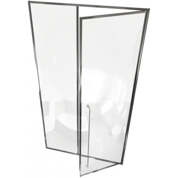 Душевая дверь Радомир Daria BO 1-63-2-2-0-355 100 R хром/прозрачное