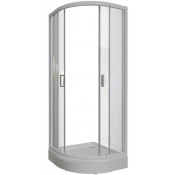 Душевой уголок Радомир Берген RD 1-03-1-0-0-3490 80x80 белый/прозрачное